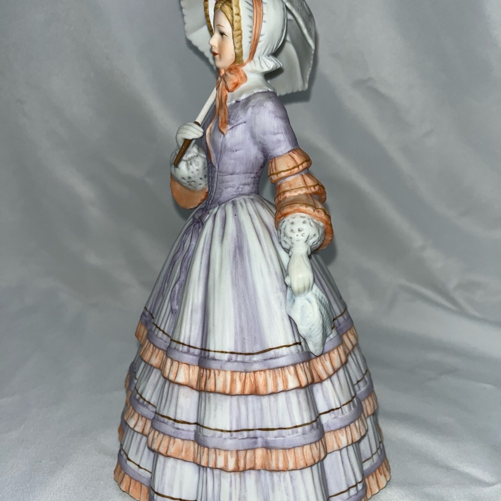 LENOX "Springtime Promenade" 9" Fine Porcelain Figurine Woman with Parasol - Picture 2 of 14